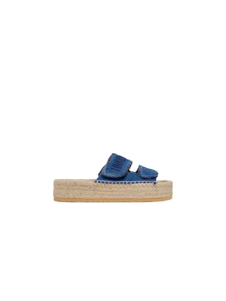 Espadrilky LOVE MOSCHINO modré