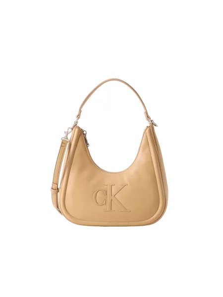 Calvin Klein Geantă de umăr maro deschis bej