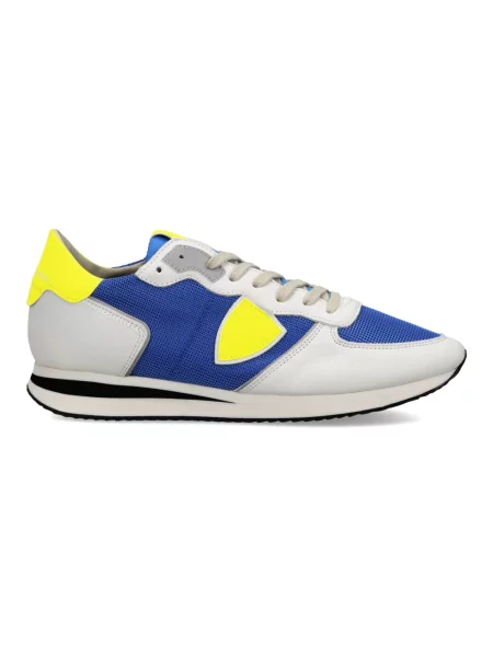 Buty do biegania Philippe Model skórzane do biegania niebieskie