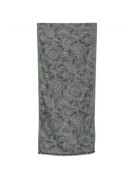 Fular Kiton cu imagine cu model paisley albastru