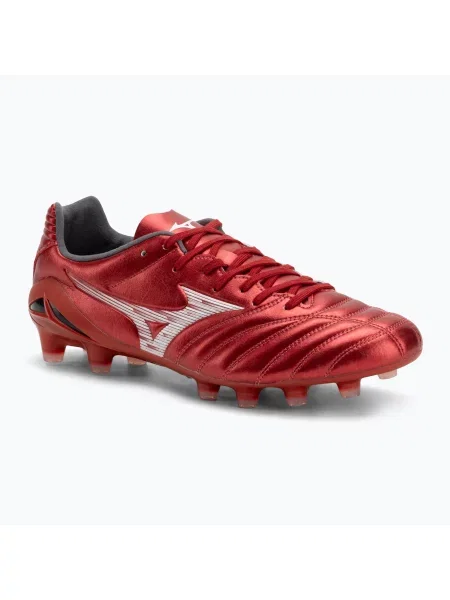 Кросівки футбольні Mizuno Monarcida Neo III Pro Md morelia red/white білі