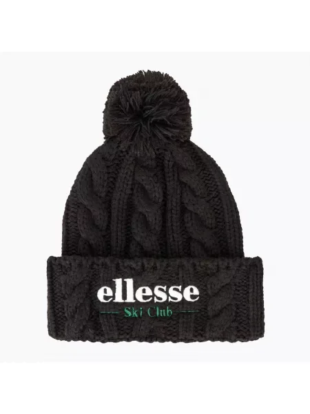 Зимна шапка Ellesse Sanga Pom Pom black черно