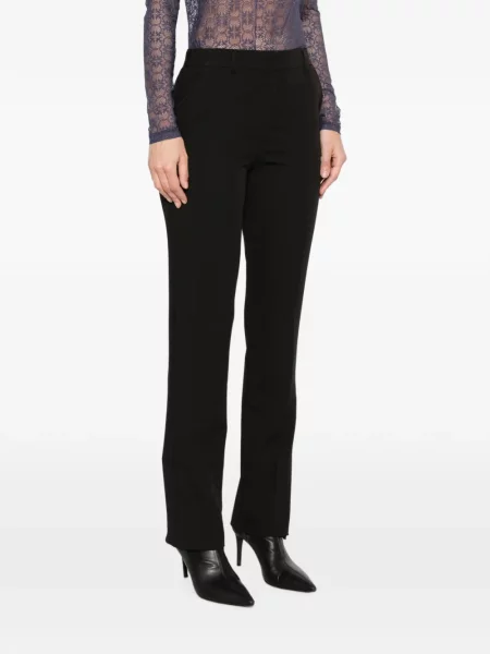 Pantaloni Patrizia Pepe cu autograf negru