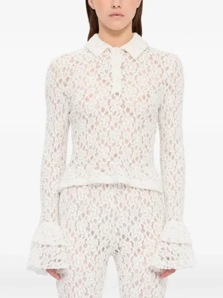 Polo Msgm din dantelă