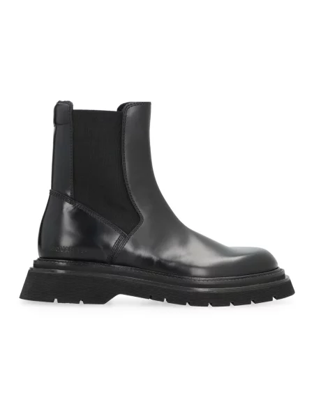 Sztyblety Dsquared2 skórzane czarne