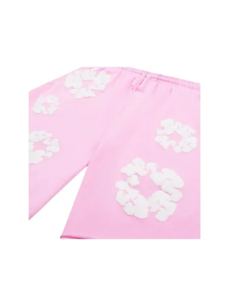 Szorty jeansowe Denim Tears różowe