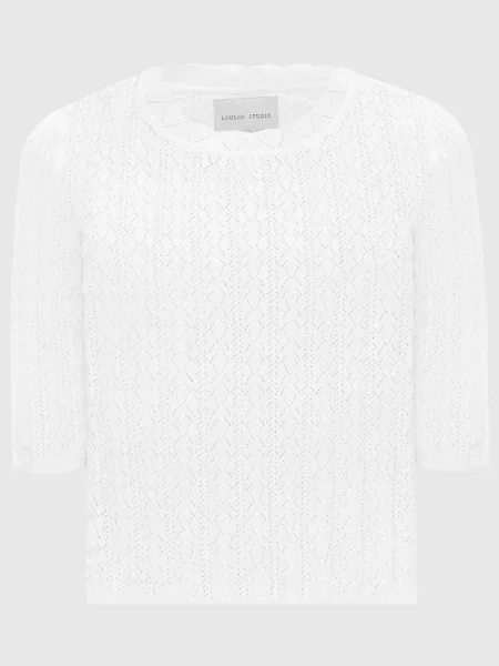 Топ Culli в рубчик Lou Lou Studio білий