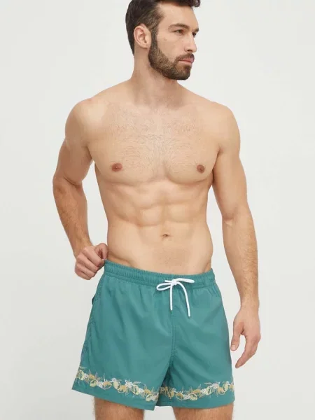 Kratke hlače za kupanje Abercrombie & Fitch zelena