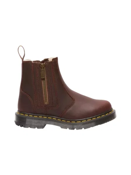 Sztyblety Dr. Martens skórzane brązowe