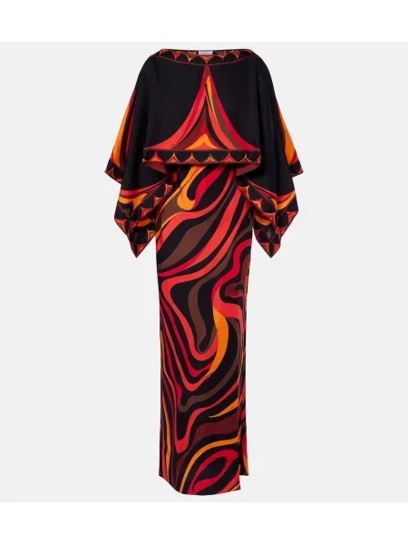 Rochie Pucci de mătase portocaliu