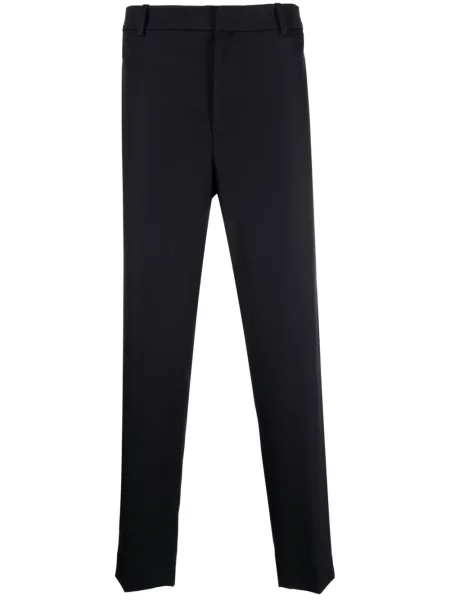 Pantaloni Moncler de lână albastru