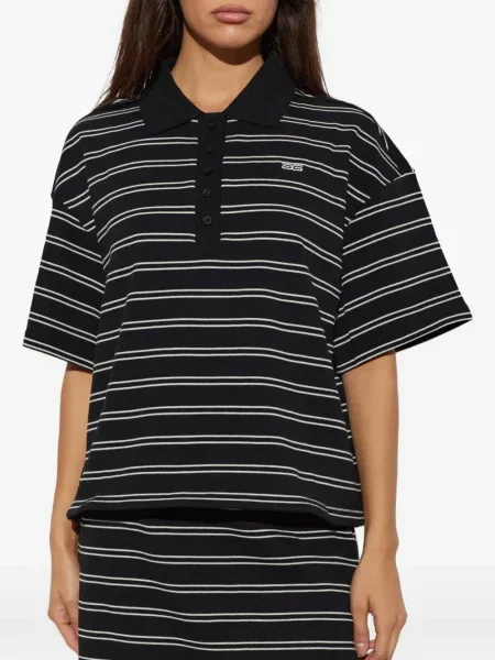 Tricou polo Gestuz negru