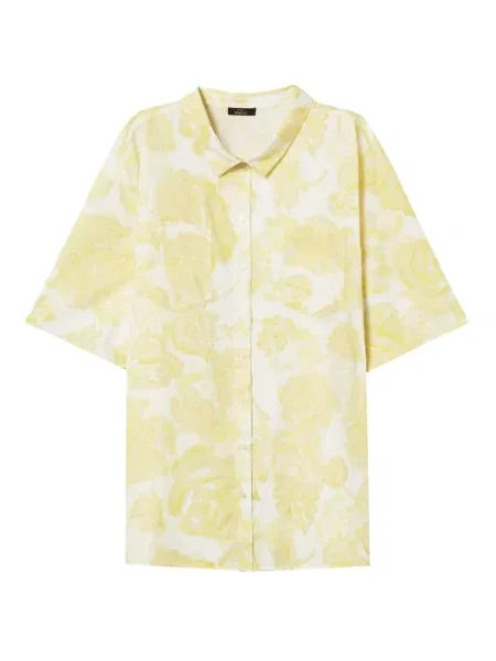 Cămașă Twinset cu model floral cu imagine galben
