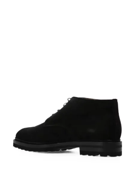 Ghete desert Kiton din piele de căprioară negru