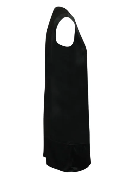 Rochie mini Vince cu decolteu în V de costum negru