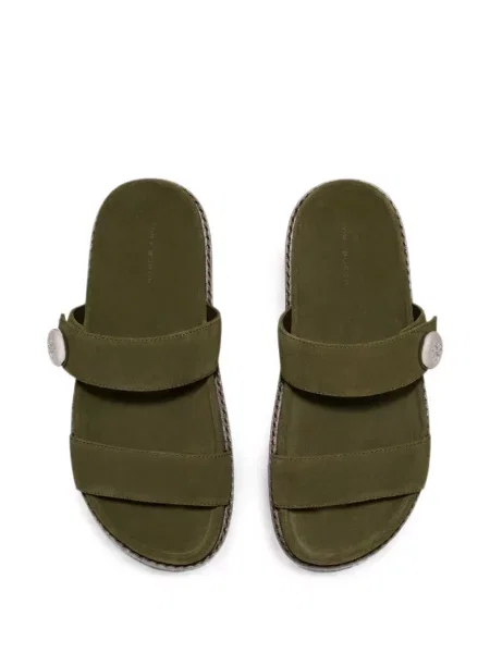 Sandale Tory Burch cu autograf verde