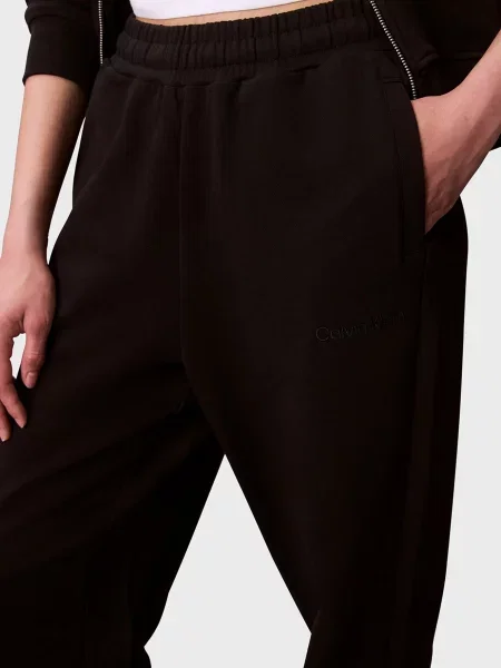 Махровые спортивные штаны Calvin Klein черные