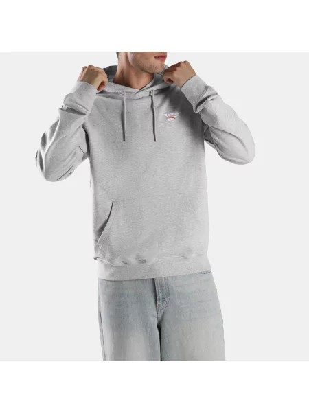 Reebok bluza z kapturem ID Small Logo French Terry male Medium Grey Marl Size: XS szara