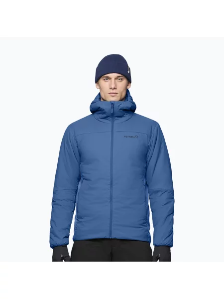 Geacă izolată pentru bărbați NORRONA Femund Zip Hood dark blue albastru