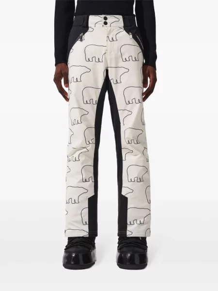 Pantaloni de schi Perfect Moment alb