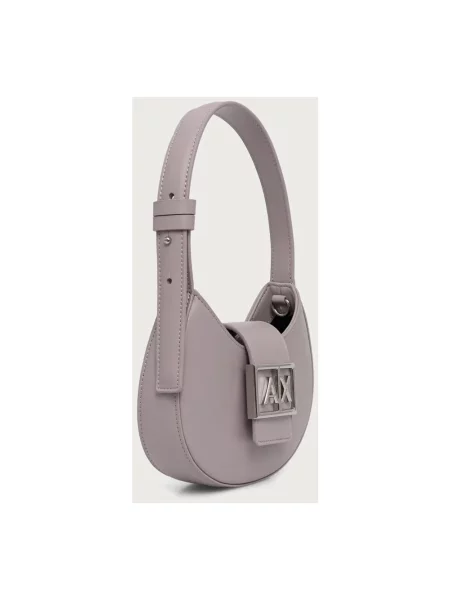 Armani Exchange torebka crossbody z imitacji skóry różowa