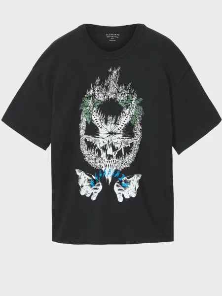 Футболка Allsaints чорна