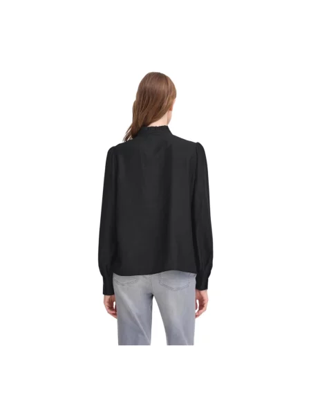 Bluzka Ichi z długim rękawem czarna