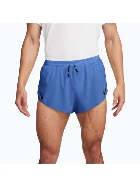 Шорти для бігу Nike AeroSwift Dri-Fit ADV comet blue / black чорні