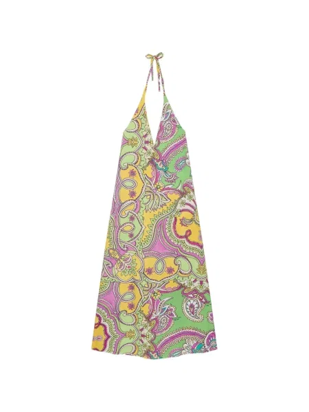 Rochie Maliparmi cu decolteu în V de costum galben