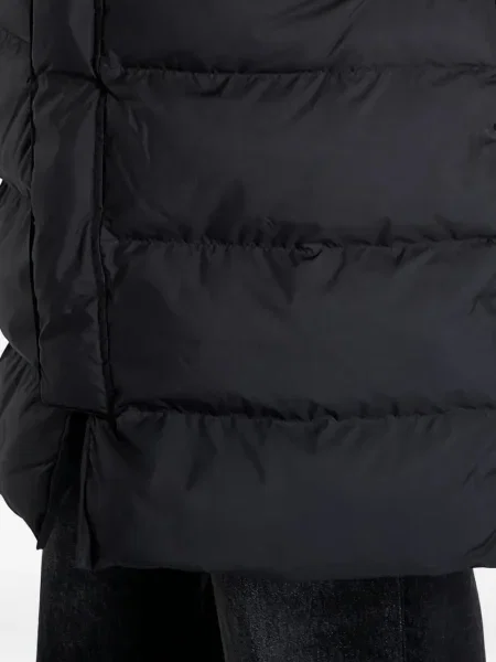 Geacă parka The North Face cu glugă negru