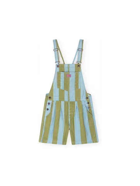 Salopetă Favorite People cu dungi verde