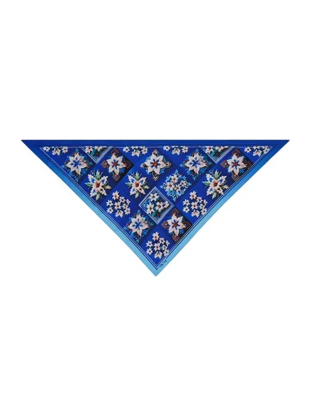 MyScarf Basic Хустка Білий/синій Шовк біла