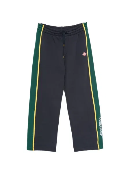 Pantaloni Casablanca cu dungi alergare albastru