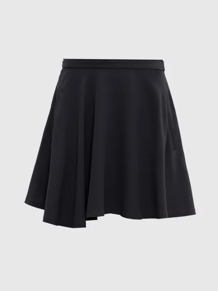 Спідниця міні із шовку Brunello Cucinelli сіра