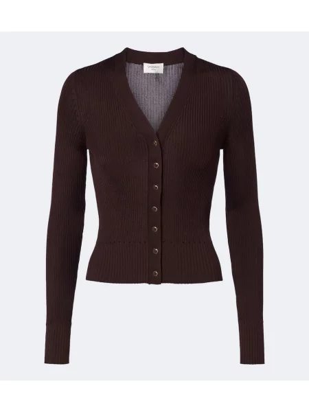 Cardigan Saint Laurent tricotate maro