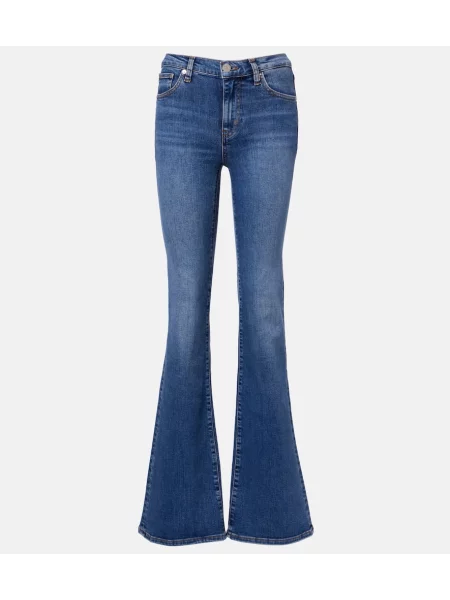 Blugi evazați Frame lungi albastru