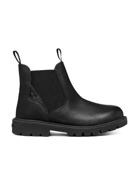 Kožené chelsea boots Geox čierna