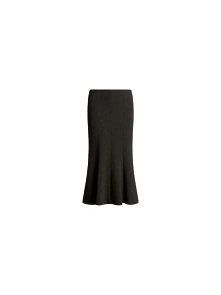 Spódnica midi Alberta Ferretti dzwony szara