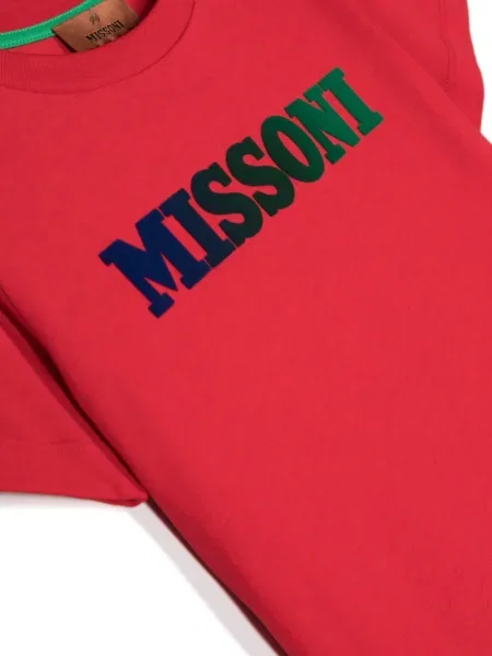 Koszulka dziecięca Missoni czerwona