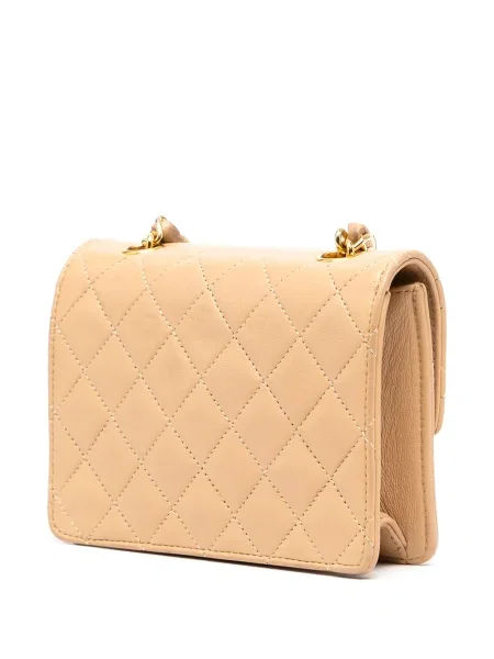 Prošívaná mini diamant crossbody kabelka Chanel Pre-owned