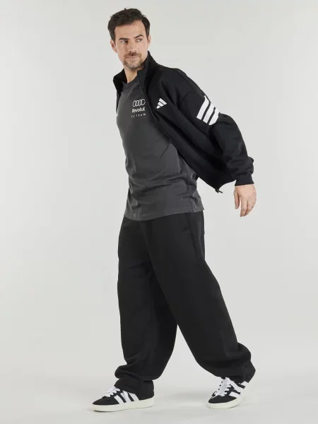 Csíkos futó dzseki Adidas Sportswear fekete