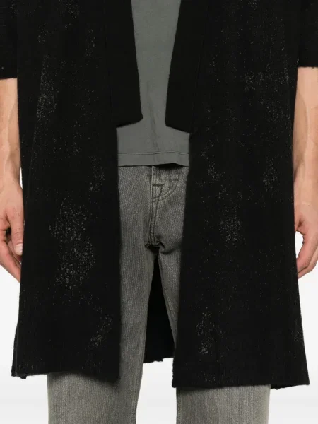 Cardigan Label Under Construction cu decolteu în V negru