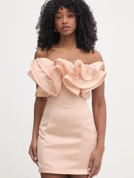 Elisabetta Franchi sukienka pomarańczowa