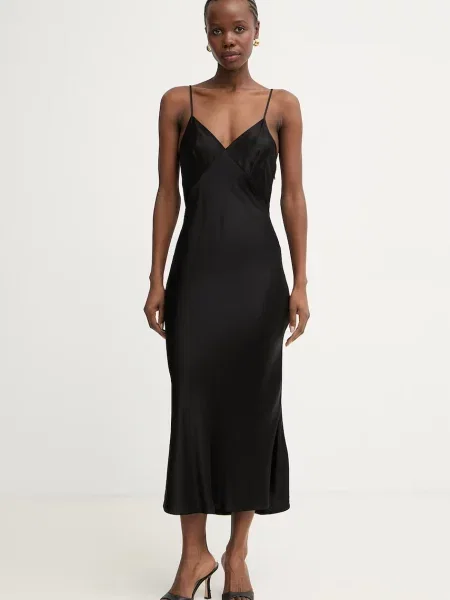 Silvian Heach sukienka bieliźniana z RAMET czarna