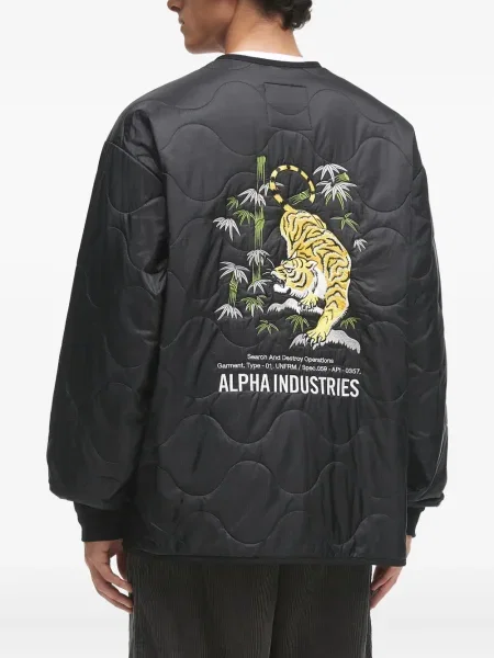 Geacă bomber Alpha Industries negru