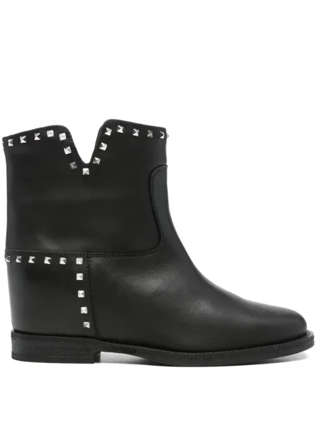 Botine Via Roma 15 din piele negru