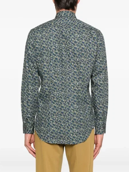 Cămașă Paul Smith cu model floral cu imagine albastru