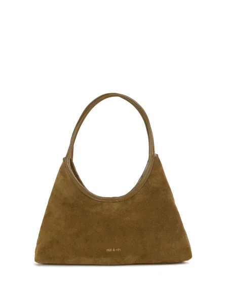 Nat&Nin Ročna torbica MILO pikčasto rjava