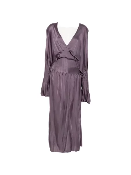 Rochie maxi Aya Muse cu decolteu în V violet