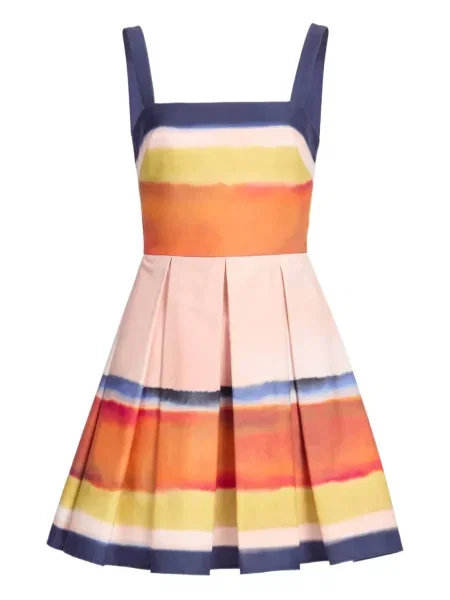Rochie mini Elie Saab cu imagine de costum albastru